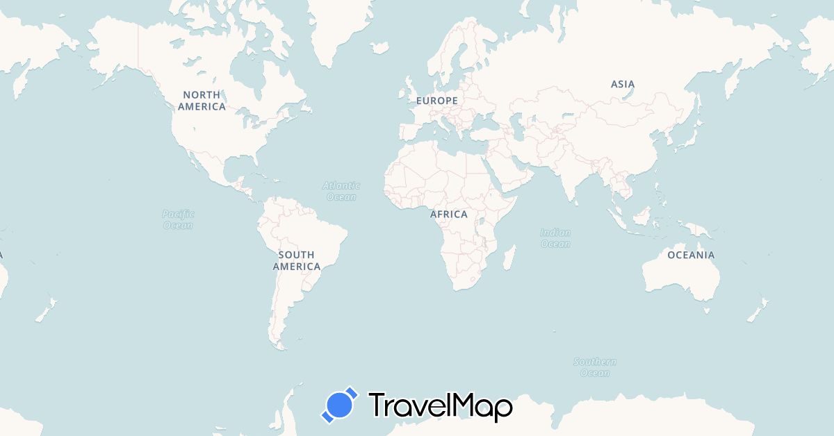 TravelMap itinerary: driving, bus, plane, cycling, train, hiking, boat, hitchhiking, motorbike, cheval / horse riding / cabalgata, kayak / rafting, carpool / covoiturage, parapente / paragliding in Argentina, Bolivia, Chile, Colombia, Ecuador, Peru (South America)